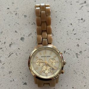 Michael Kors Watch - Tan/Gold